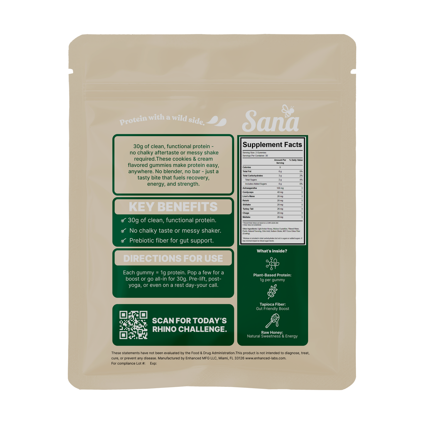 Gummies for Strength, Recovery & Snacking with protein