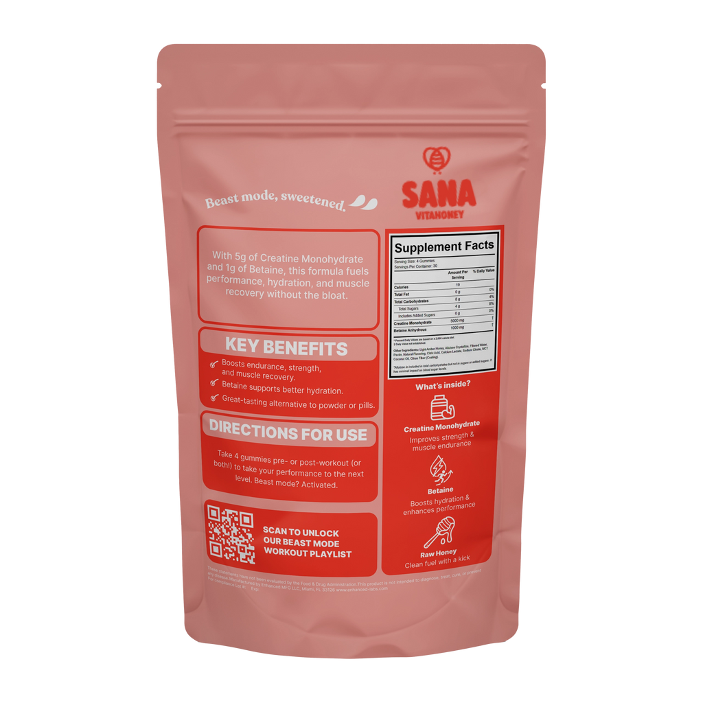 Gummies for Strength, Endurance & Recovery with Creatine & Betaine