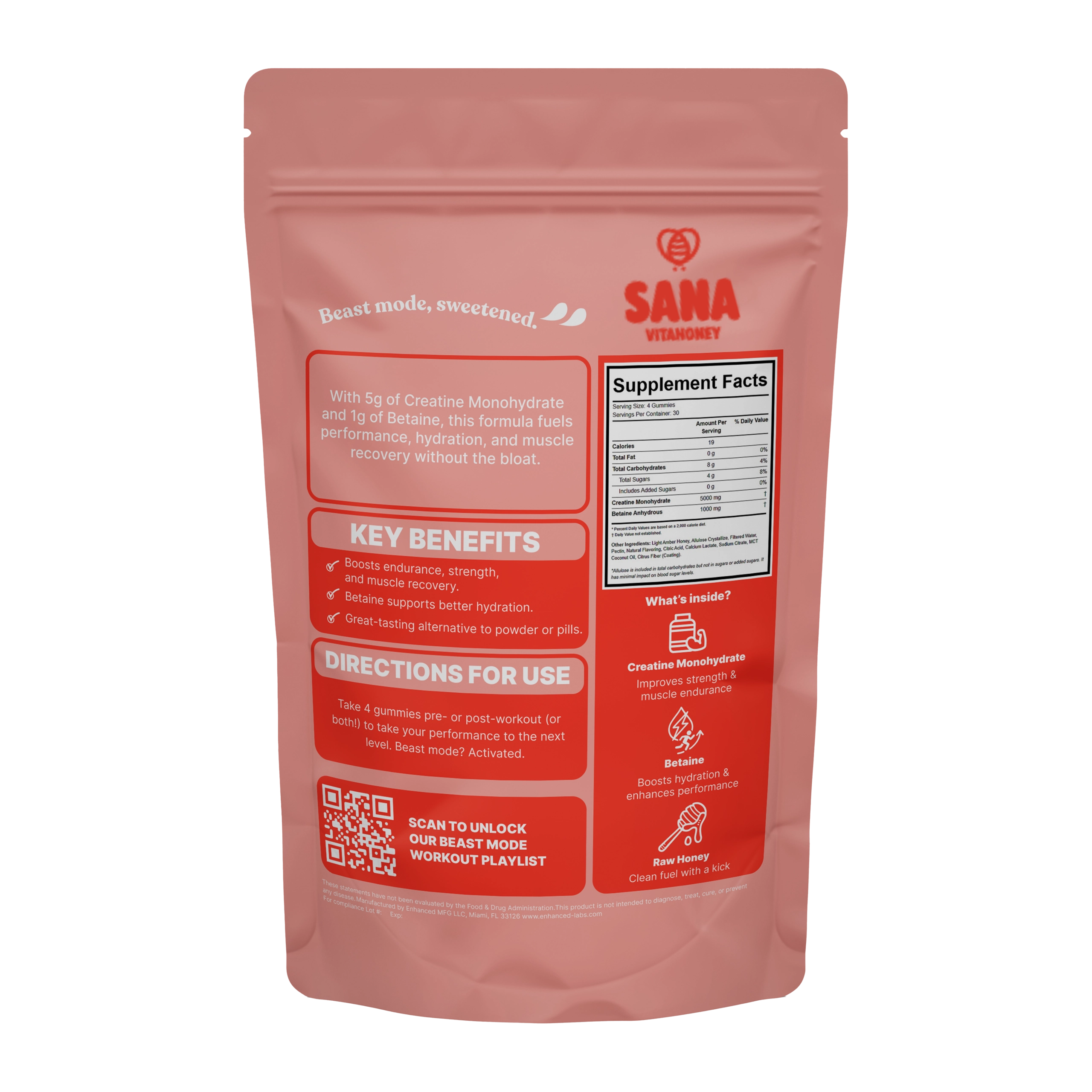 Gummies for Strength, Endurance & Recovery with Creatine & Betaine