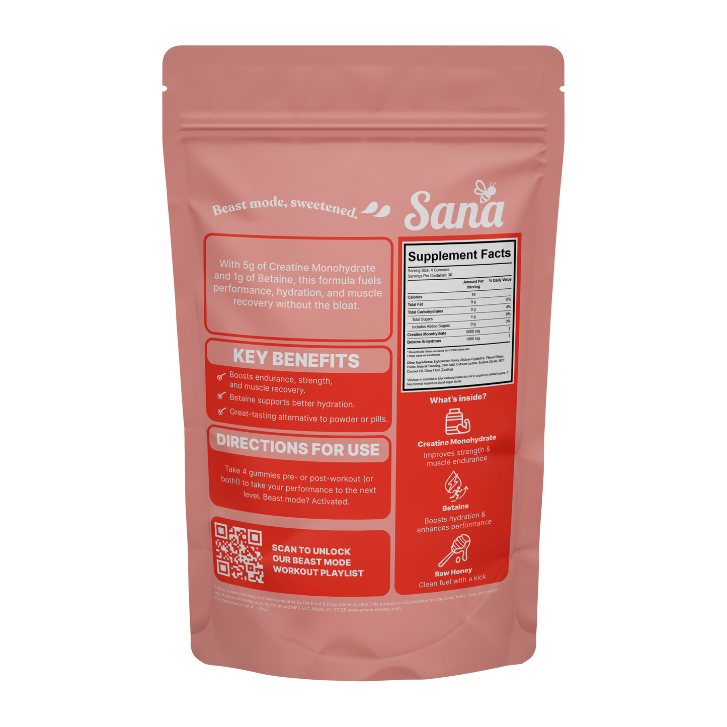 Gummies for Strength, Endurance & Recovery with Creatine & Betaine